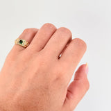 Anillo Niño Correa Incrustada 3.55gr / T4 / Oro Amarillo 18K ©