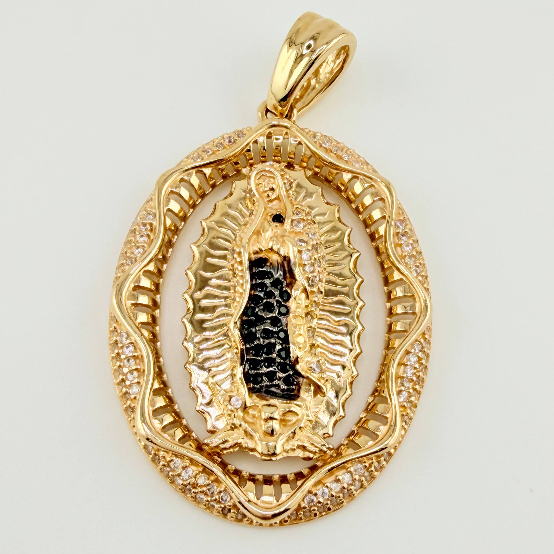 Dije Marco Virgen Guadalupe 15.25gr / 2 in / Oro Amarillo 18K *