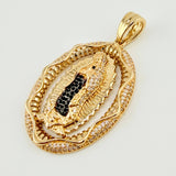 Dije Marco Virgen Guadalupe 15.25gr / 2 in / Oro Amarillo 18K *