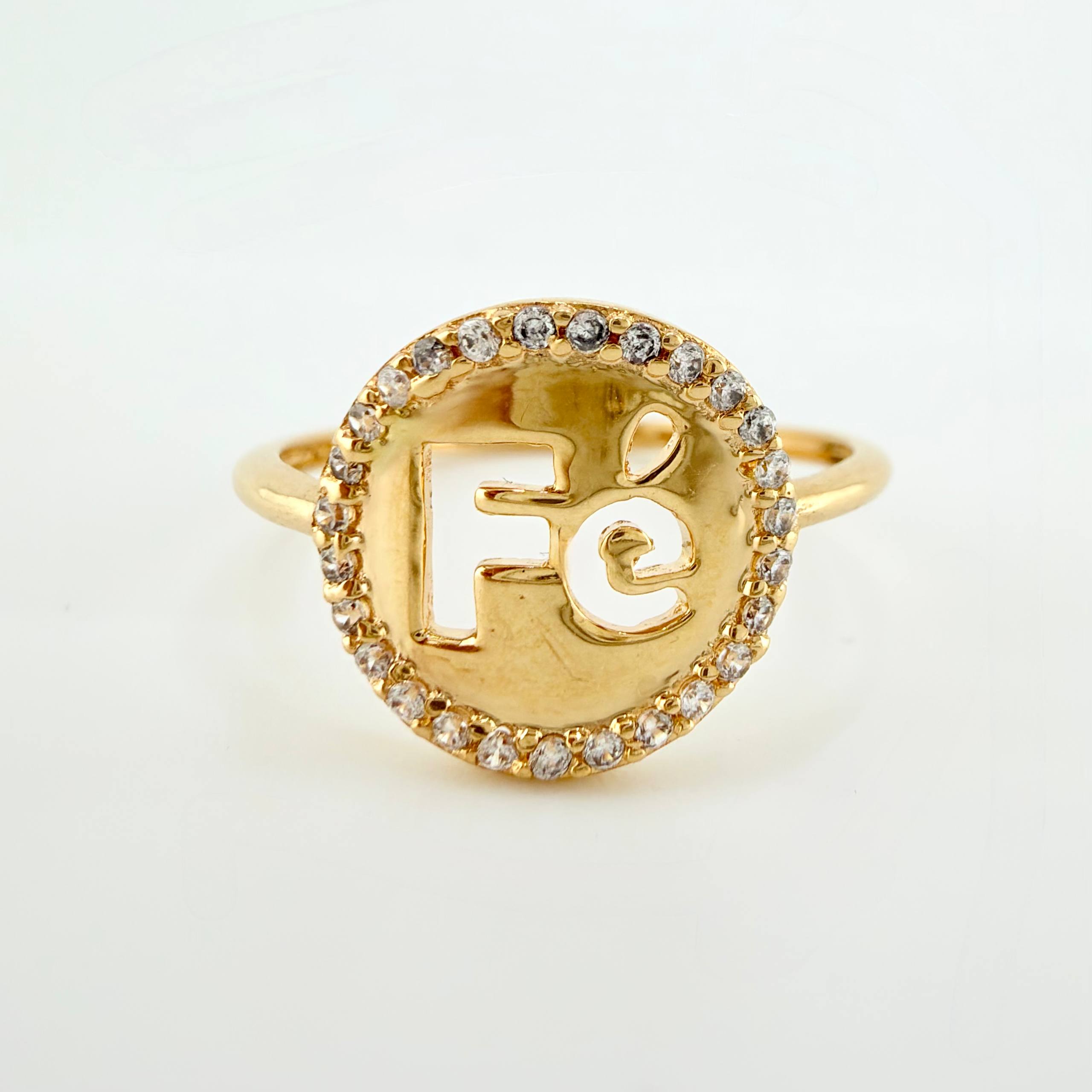 Anillo Fe 1.9gr / T7 / Oro Amarillo 18K ©