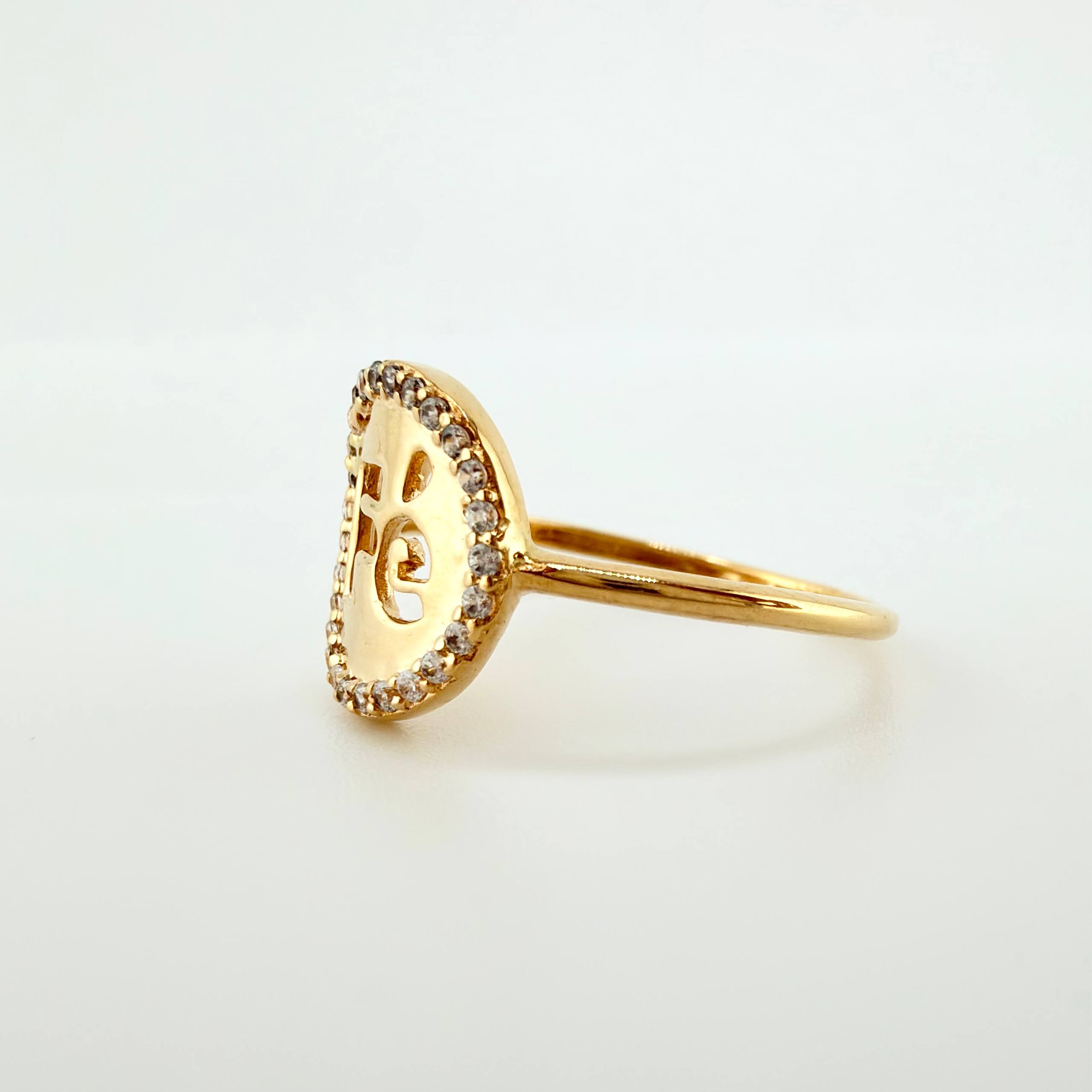 Anillo Fe 1.9gr / T7 / Oro Amarillo 18K ©
