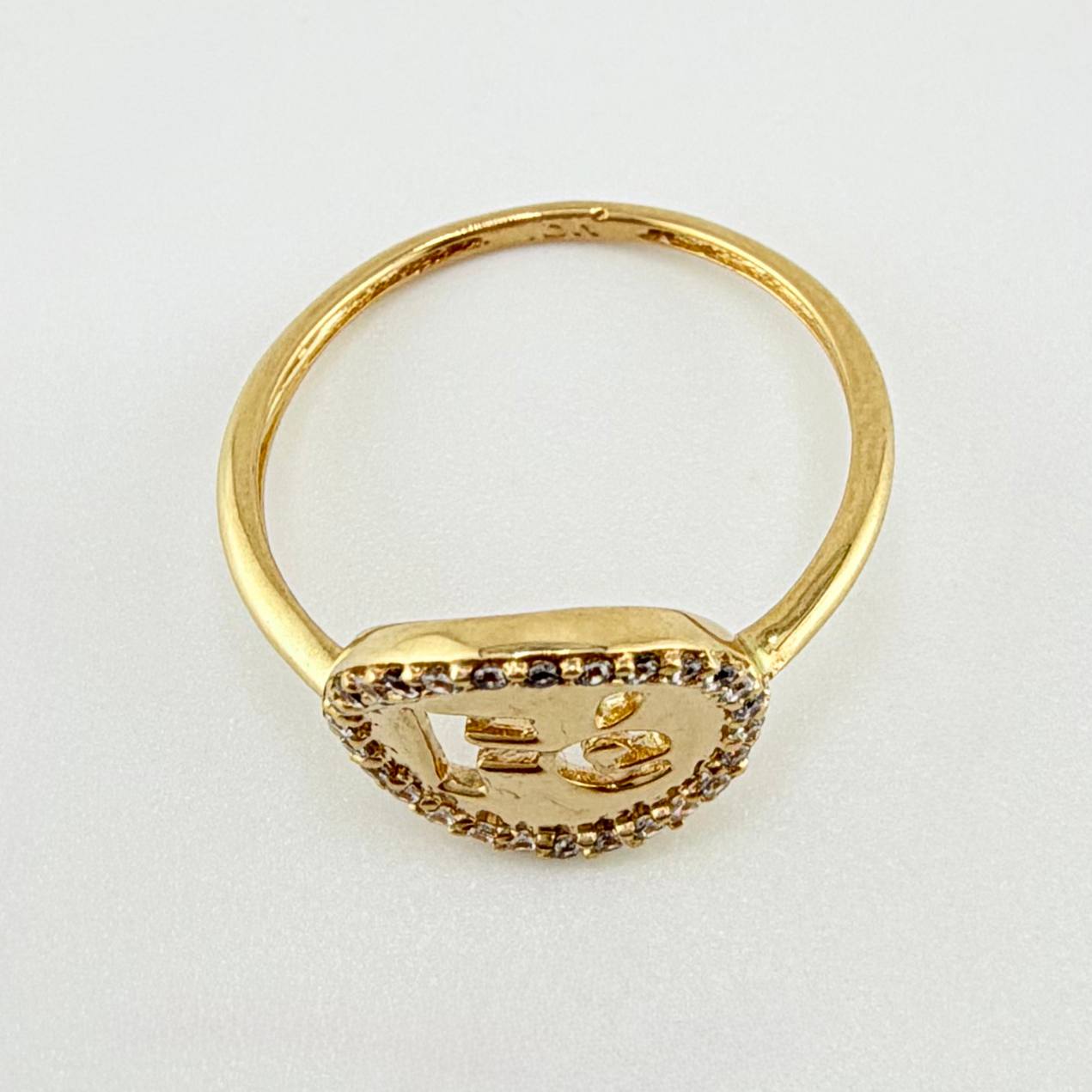 Anillo Fe 1.9gr / T7 / Oro Amarillo 18K ©