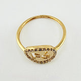 Anillo Fe 1.9gr / T7 / Oro Amarillo 18K ©