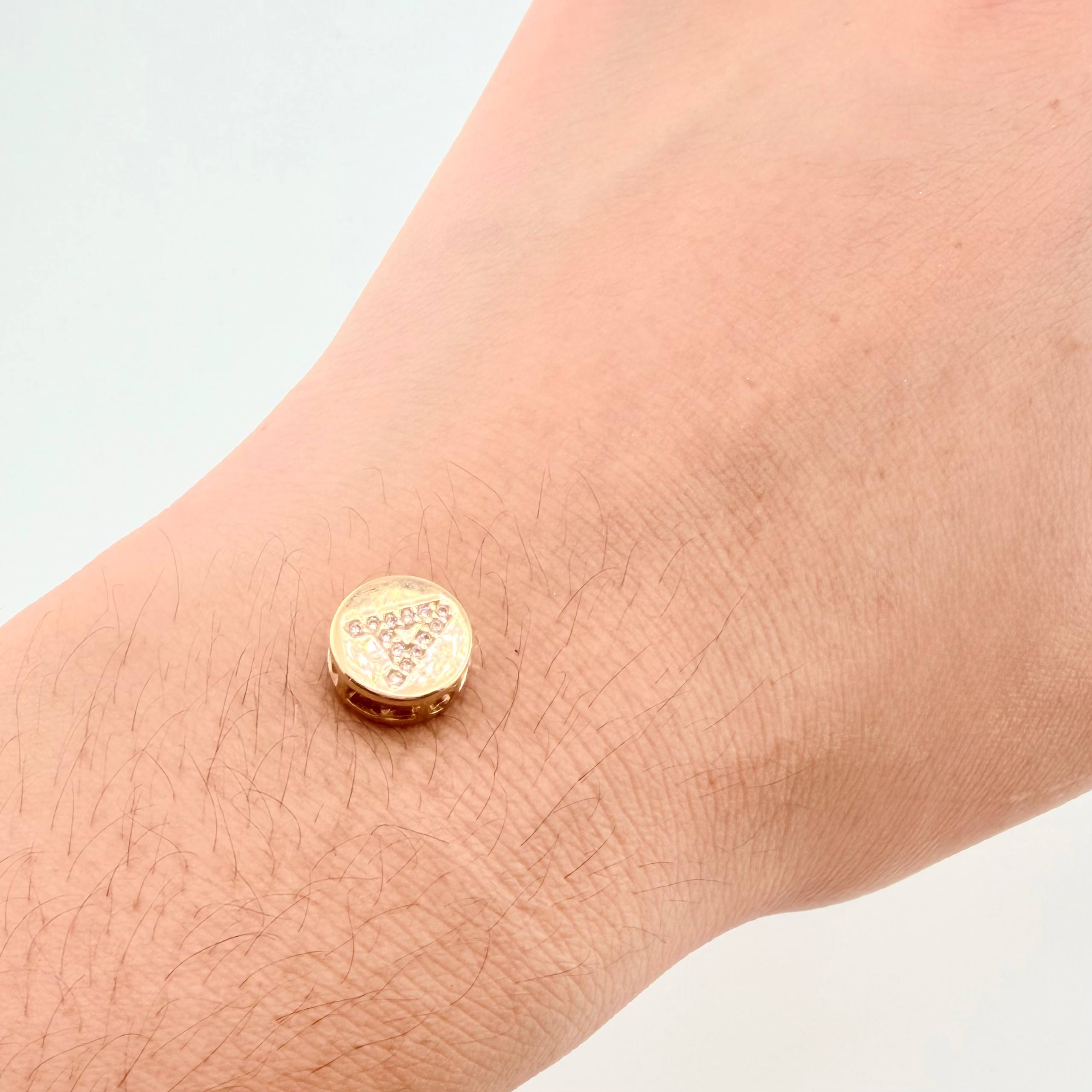 Dije Herraje Letra A 1.5gr / 1/2 in / Oro Amarillo 18K