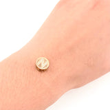 Dije Herraje Letra N 1.5gr / 1/2 in / Oro Amarillo 18K ©