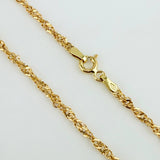 Cadena Singapur 2.2gr / 19 3/4 in / 2.3mm Oro Amarillo +3 18K