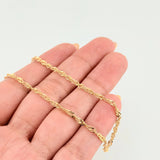 Singapore Chain 1.5 g / 17 3/4 in / 1.9 mm Yellow Gold 18K