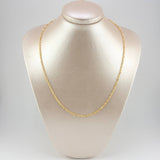 Cadena Singapur 2.1gr / 19 3/4 in / 2.3mm Oro Amarillo +3 18K