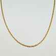 Flat Anchor Chain 2.1gr / 17 3/4 in / 1.8mm Three Golds +3 18K