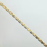 Cadena Plana 1.9gr / 15 3/4 in / 1.9mm Tres Oros +3 18K ©