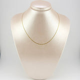 Cadena Plana 1.9gr / 15 3/4 in / 1.9mm Tres Oros +3 18K ©