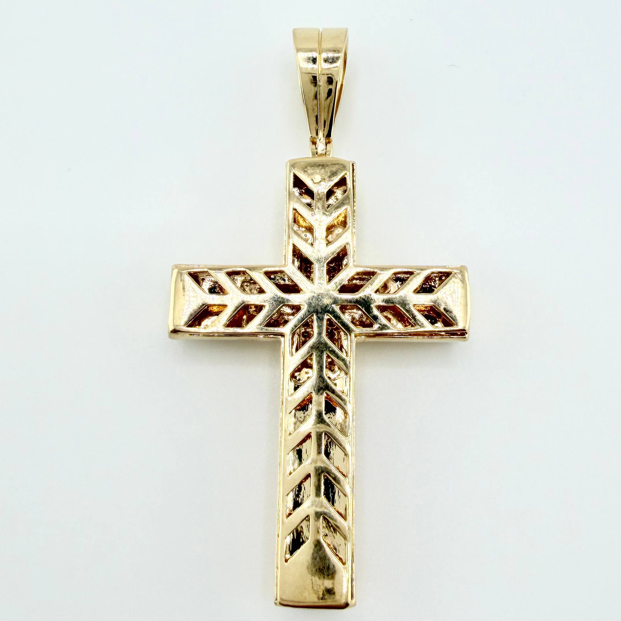 Dije Cruz 21.9gr / 2 1/2 in / Tres Oros 18K ©