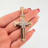 Dije Cruz 21.9gr / 2 1/2 in / Tres Oros 18K ©