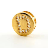 Dije Herraje Letra D 1.3gr / 1/2 in / Oro Amarillo 18K *