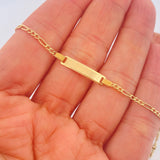 Baby Figaro Bracelet 1.45gr / 5 3/4 in / 18K Gold +1 &