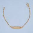 Baby Figaro Bracelet 1.45gr / 5 3/4 in / 18K Gold +1 &
