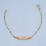 Baby Figaro Bracelet 1.45gr / 5 3/4 in / 18K Gold +1 &