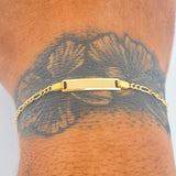 Baby Figaro Bracelet 1.45gr / 5 3/4 in / 18K Gold +1 &