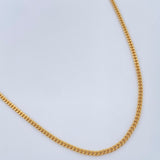 Mini Cuban Chain 5.45gr / 23 3/4 in / 18K Gold +1 &