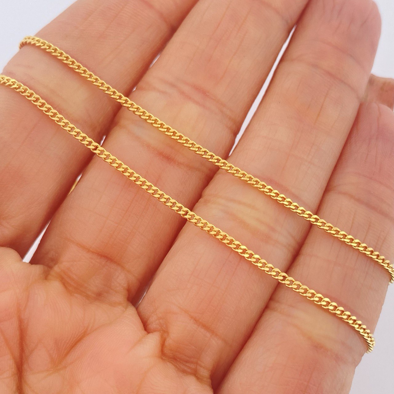 Mini Cuban Chain 5.45gr / 23 3/4 in / 18K Gold +1 &