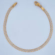 Cuban Links Bracelet 3.05gr / 7in / Two Tone Yellow White +3 18K &