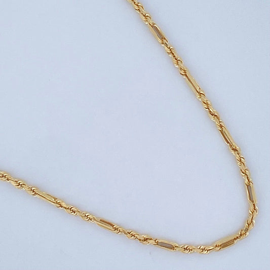 Cadena Lazo G 5.75gr / 24 1/4 in / Oro Amarillo +3 18K &
