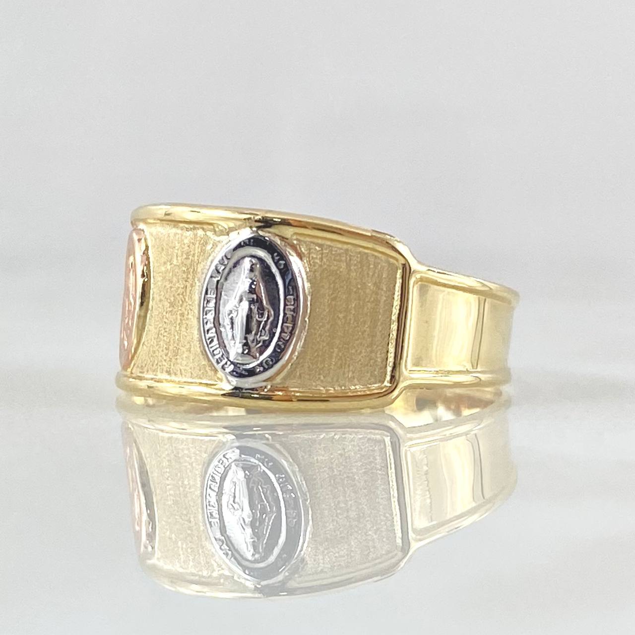 Anillo Vigen Milagrosa 1.7gr / T8 / Oro 18K