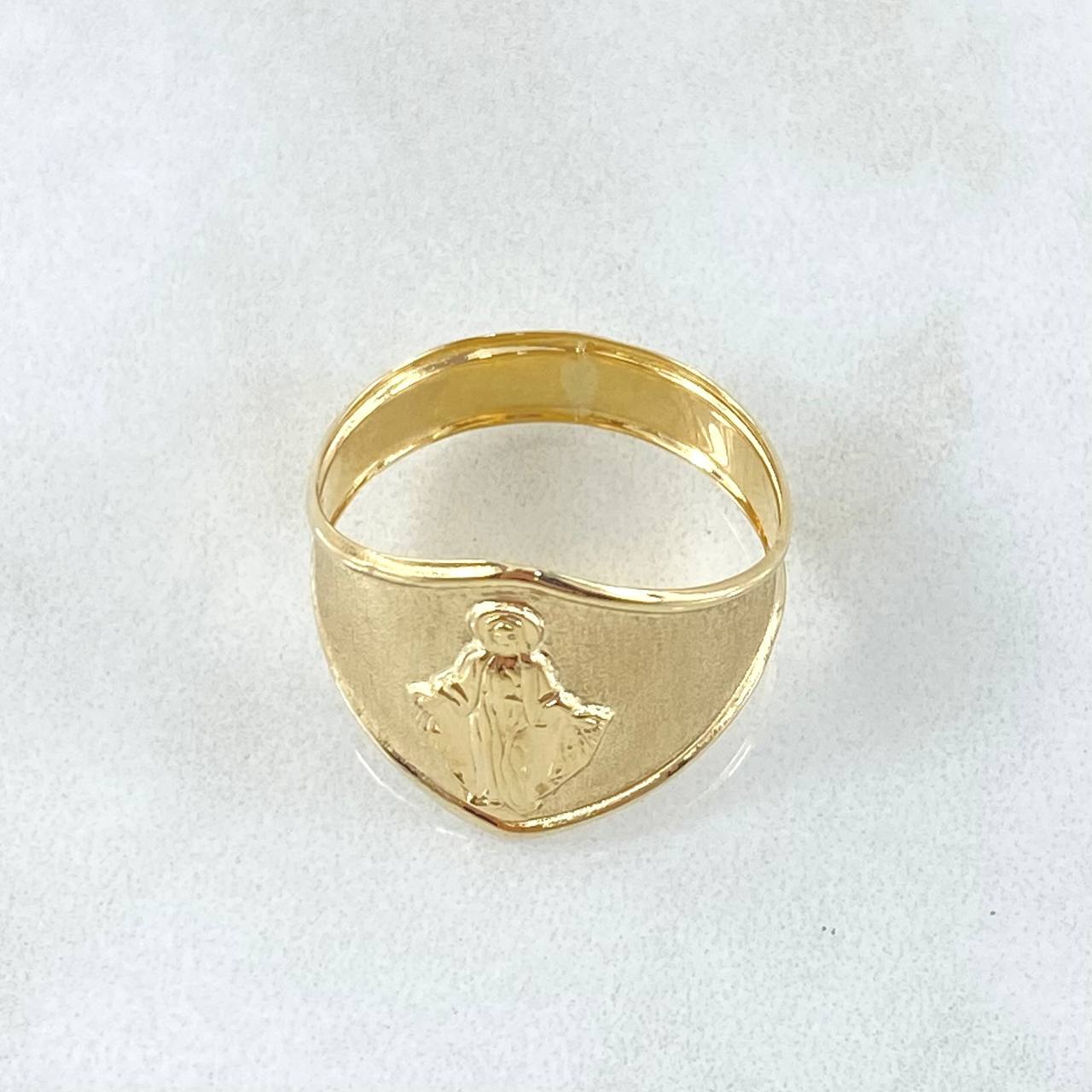 Anillo Virgen Milagrosa 1.85gr / T7 / Oro 18K
