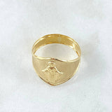 Anillo Virgen Milagrosa 1.85gr / T7 / Oro 18K