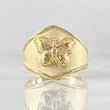 Butterfly Ring 2.3gr / Size 7 1/4 / 18K Gold -