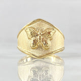 Butterfly Ring 2.1gr / Size 9 / 18K Gold -