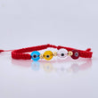 Red Bracelet Turkish Eyes 0.15gr / 18K Gold &