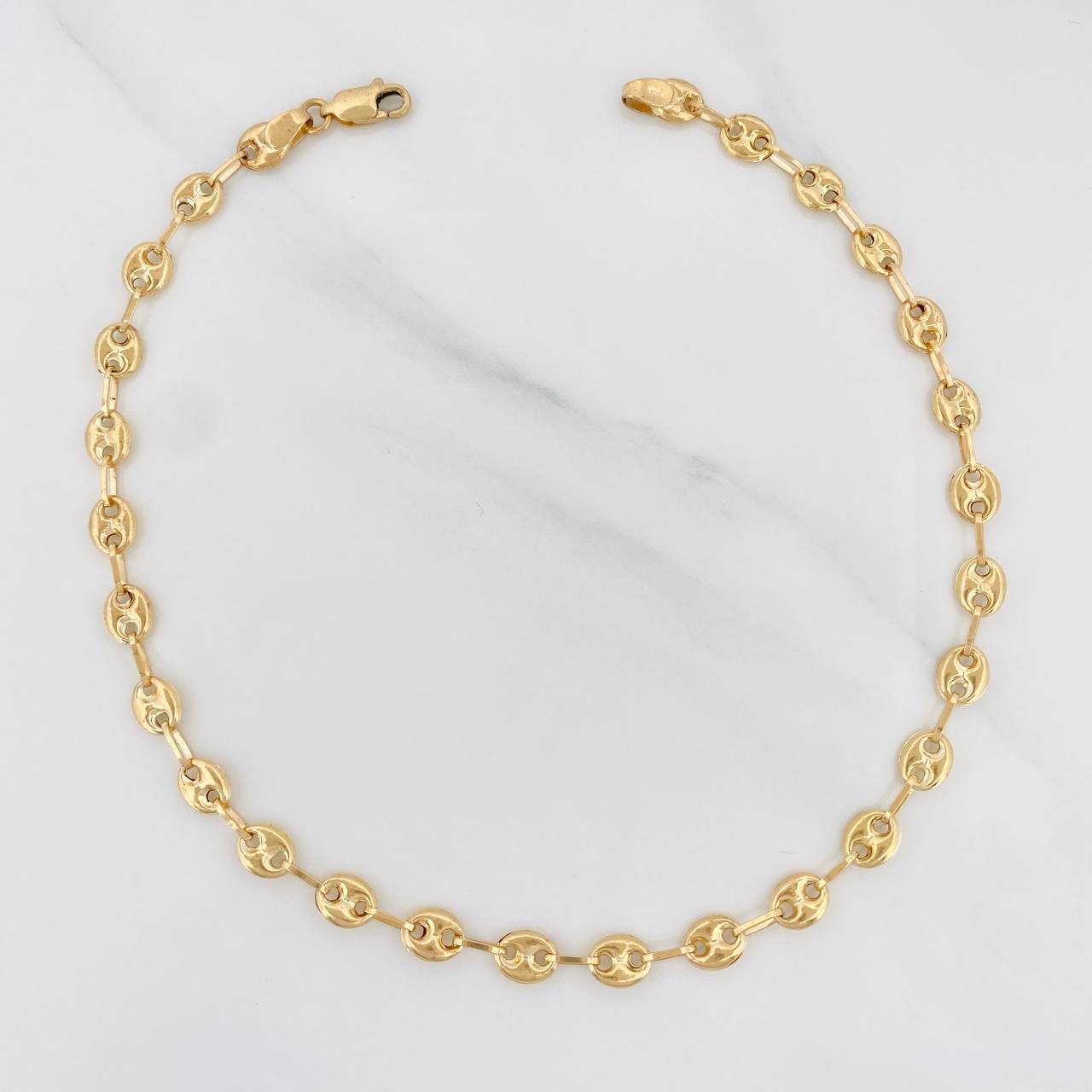 Tobillera GC 4g / 11 in / 5.01mm Oro Amarillo 18K