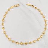 Tobillera GC 3.9g / 10 3/4 in / 4.5mm Oro Amarillo 18K
