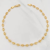 Tobillera GC 4.4g / 10 3/4 in / 4.5mm Oro Amarillo 18K