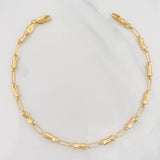 Pulso Rustica Reloj de Arena 3.8g / 8 3/4 in / 3.38mm Oro Amarillo 18K