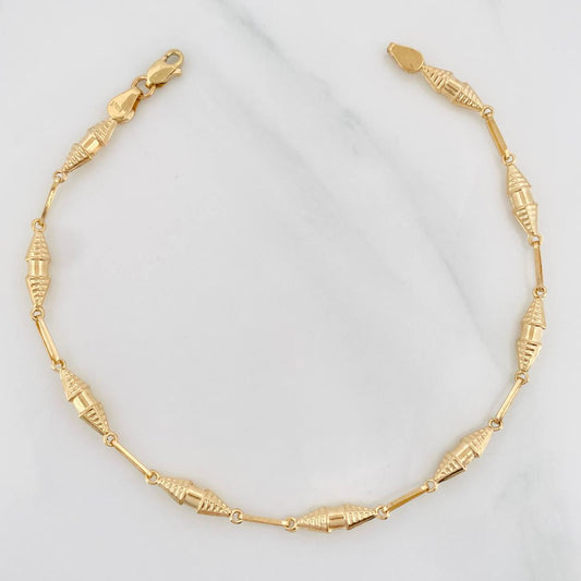 Pulso Rustica Dubai 3.35g / 8 1/2 in / 3.38mm Oro Amarillo 18K