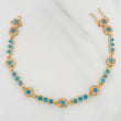 Tennis Bracelet Halo 9.25g / 6 3/4 in / 3.96mm Yellow Gold 18K