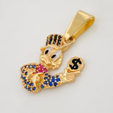 Dije Pato Dinero 2.8g / 1 in Oro Amarillo 18K