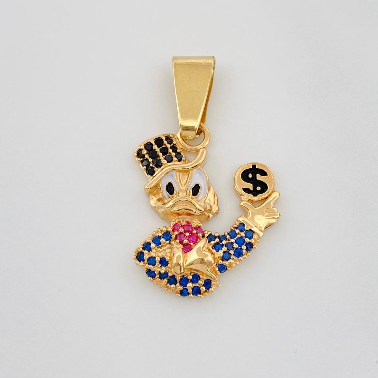 Dije Pato Dinero 2.8g / 1 in Oro Amarillo 18K
