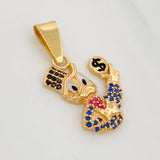 Dije Pato Dinero 2.8g / 1 in Oro Amarillo 18K