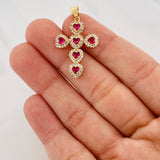 Thick Cross Pendant 3.35g / 1 1/2 in Yellow Gold 18K