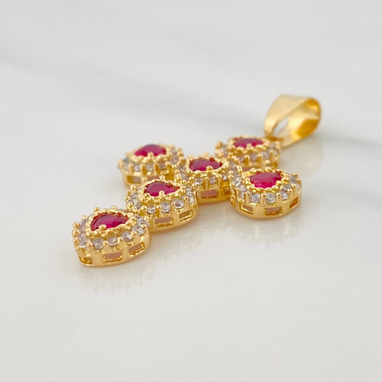 Thick Cross Pendant 3.35g / 1 1/2 in Yellow Gold 18K