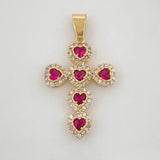 Thick Cross Pendant 3.4g / 1 1/2 in Yellow Gold 18K