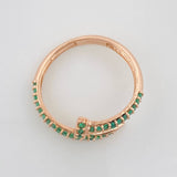 Anillo Clavo 2.9g / T8 Oro Rosa 18K