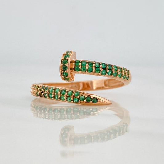 Nail Ring 2.45g / T7 3/4 Rose Gold 18K