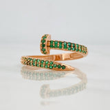 Anillo Clavo 2.9g / T8 Oro Rosa 18K
