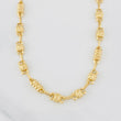 Cadena Rustica Barril Rayado 13.15g / 24 in / 4.6mm Oro Amarillo 18K