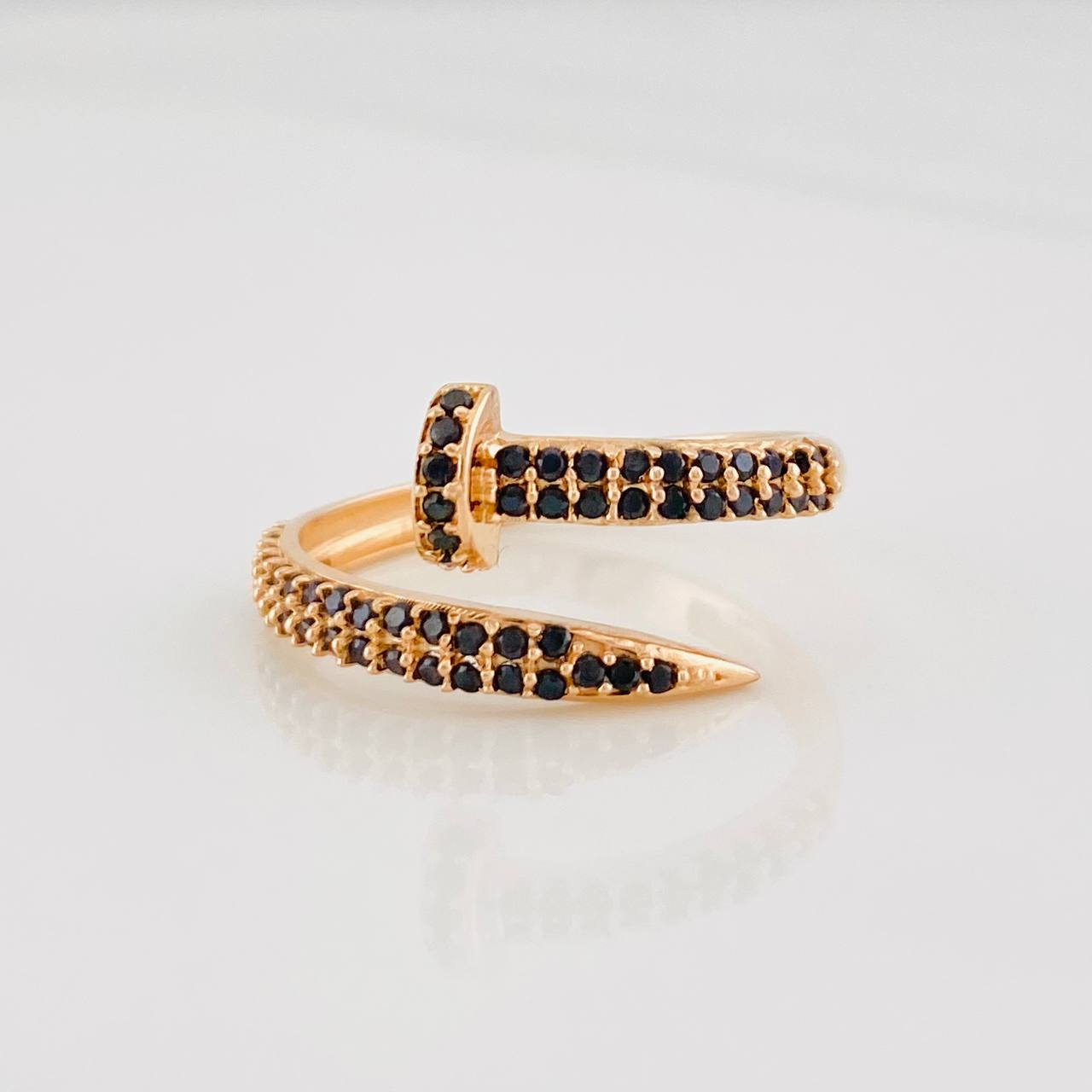 Nail Ring 2.5g / T7 1/4 Rose Gold 18K