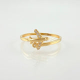 Anillo Avion 1.55 g / T8 Oro Amarillo 18K